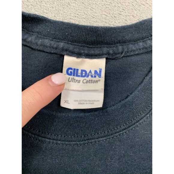 Roger Williams & The All Mixed-Up Quartet Mens XL Black Gildan Shirt Camper - Picture 3 of 8